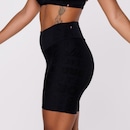 Bermuda Feminina Orbis Fitness Meia Coxa Jacquard Poliamida Cós Alto - Foto 3