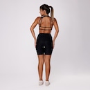 Bermuda Feminina Orbis Fitness Meia Coxa Jacquard Poliamida Cós Alto - Foto 6