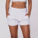 Short Feminino Orbis Fitness Bolso Fitness Jacquard Poliamida Cintura Alta - Foto 2