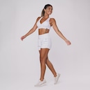 Short Feminino Orbis Fitness Bolso Fitness Jacquard Poliamida Cintura Alta - Foto 6