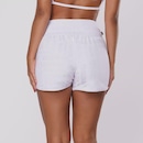 Short Feminino Orbis Fitness Bolso Fitness Jacquard Poliamida Cintura Alta - Foto 8