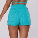 Short Feminino Orbis Fitness Bolso Fitness Jacquard Poliamida Cintura Alta - Foto 6