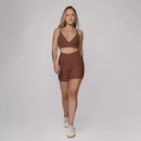 Conjunto Orbis Fitness Feminino Short e Top Bojo Textura Canelado - Foto 2