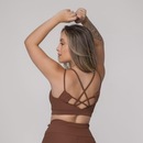 Conjunto Orbis Fitness Feminino Short e Top Bojo Textura Canelado - Foto 4