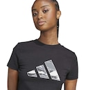 Camiseta Cropped Adidas Camuflada Feminina - Foto 3