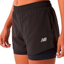 Short New Balance 2 em 1 Sport Essentials Feminino - Foto 3