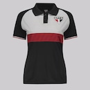Camiseta Polo São Paulo Triple FutFanatics Feminina - Foto 1