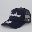 Boné Aba Curva New Era MLB New York Yankees Trucker 940 Unissex - Foto 1