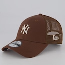 Boné Aba Curva New Era MLB New York Yankees Trucker Homefield 940 Unissex - Foto 1