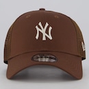 Boné Aba Curva New Era MLB New York Yankees Trucker Homefield 940 Unissex - Foto 2