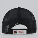 Boné Aba Curva New Era NBA Chicago Bulls Trucker 940 Unissex - Foto 3