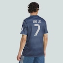 Camisa Real Madrid II 25/26 7 Vini Jr adidas Masculina - Foto 5