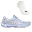 Kit Tênis ASICS GEL-Rocket 12 E Meia - Feminino - Foto 1