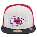 Boné Masculino New Era 59FIFTY Fitted Kansas City Chiefs NFL Game 2025 New Era - Foto 2
