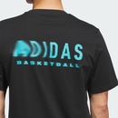Camiseta Masculina adidas Estampada de Basquete - Foto 6
