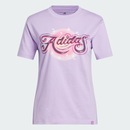 Camiseta Feminina adidas com gráfico Aerografado - Foto 2