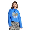 Blusão de Moletom com Capuz Feminino adidas Farm - Foto 1