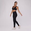 Calça Legging Orbis Cintura Alta Jacquard Poliamida - Foto 2