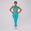 Calça Legging Orbis Cintura Alta Jacquard Poliamida - Foto 2