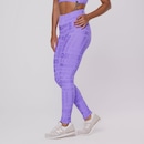 Calça Legging Orbis Cintura Alta Jacquard Poliamida - Foto 3