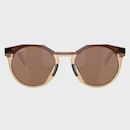 Óculos de Sol Unissex Oakley HSTN Kylian Mbapee Dark Amber Prizm Tungsten - Foto 2