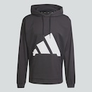 Moletom Capuz Essentials Big Logo Single Jersey - adidas - Homem - Foto 2