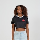 Camiseta Vasco Da Gama Cropped Grito Braziline - Feminina - Foto 1