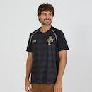 Camiseta Vasco Da Gama Raglan Mosaico Braziline Masculina - Foto 1