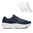 Tênis Mizuno Goya 2 Masculino + 3 Pares de Meias - Foto 1