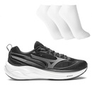 Tênis Mizuno Space 5 Masculino + 3 Pares de Meias - Foto 1