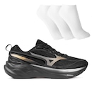 Tênis Mizuno Space 5 Masculino + 3 Pares de Meias - Foto 1