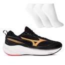 Tênis Mizuno Space 5 Masculino + 3 Pares de Meias - Foto 1