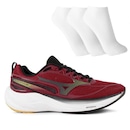 Tênis Mizuno Space 5 Masculino + 3 Pares de Meias - Foto 1
