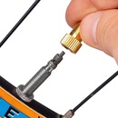 Adaptador de válvula presta bicicleta bico fino p/ grosso - 4 unidades - Foto 2