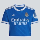 Camisa Cropped adidas Real Madrid Third 2026 Feminina - Foto 4