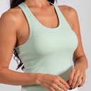 Camiseta Regata Feminina Canelada Fit Treino Alma Genius - Foto 5