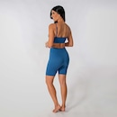 Conjunto Fitness Short E Top Alça Regulavel Alma Genius Feminino - Foto 3