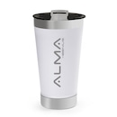 Copo Térmico Aço Inox Com Tampa E Abridor 500Ml Alma Genius - Foto 1