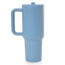 Copo Térmico com Canudo Inox 1200ml Noah Azul Alma - Foto 3