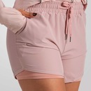 Short Duplo Feminino Fitness Sport Alma Genius - Foto 5