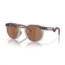 Óculos de Sol Unissex Oakley HSTN Prizm Tungsten - Foto 2