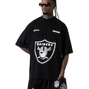 Camiseta Huge Oversized Masculina Approve x NFL II Raiders - Foto 1
