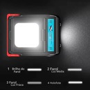 MIni Lanterna Gold Sports Led  Shark Led Auxiliar com suporte de Lapela de Boné - Foto 6