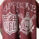 Camisa Corinthians Approve Trillab NFL Oversized Grená - Masculino - Foto 5