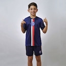 Conjunto PSG Símbolo Mini Craque - Camisa + Shorts Braziline - Infantil - Foto 1