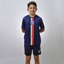 Conjunto PSG Símbolo Mini Craque - Camisa + Shorts Braziline - Infantil - Foto 2