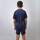 Conjunto PSG Símbolo Mini Craque - Camisa + Shorts Braziline - Infantil - Foto 6