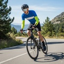 Manguito ciclismo verão ERT Amarelo Flúor proteção UV 50 - Foto 3