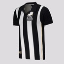 Camiseta Santos 2010 Retrô Mania Listrada Masculina - Foto 2