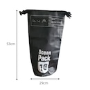 Bolsa Saco Estanque DK A Prova D'água Reforçada Impermeável com Alça 10 Litros - Foto 4